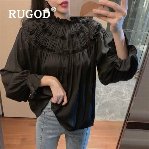 RUGOD Womens Black Shirts
