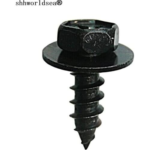 Shhworldsea auto metal clips bumper screw for toyota 90159-60498