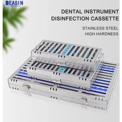 Dental Sterilization Rack Surgical Autoclavable Sterilization Box Dental Cassette File Burs Disinfection Tray Dentistry Tools