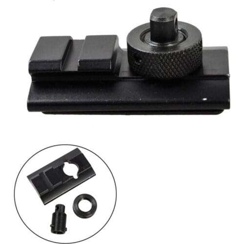 Tactical Airsoft Rifle Hunting Shooting Bipod Weaver Rail Sling Stud Swivel Picatinny Slot Adaptor 20mm Bipod Adapter