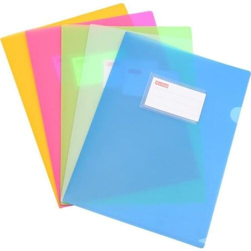 Thick Single Page L Protector Two Pages Information Insert Single Clip School Cute A4 File Bag Folder