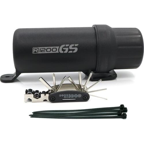 Universal Off-Road Waterproof Tube Gloves Storage Box For BMW R1200GS R1200RT R1150GS R 1200GS 1200RT 1150GS R nineT With 1 Tool