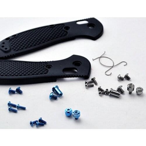 Titanium alloy Screws Spindle Pivot Folding Pocket Knife Torx Screws Kit Spare Parts For 551-552-553 Griptilian