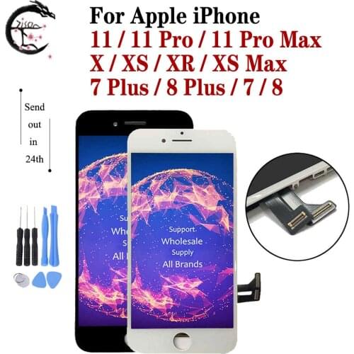 LCD For Apple iPhone X Xs XR 7 8 Plus LCD Display Screen Touch Digitizer Assembly Replacement 7G 8G 7plus 8plus Display LCD New