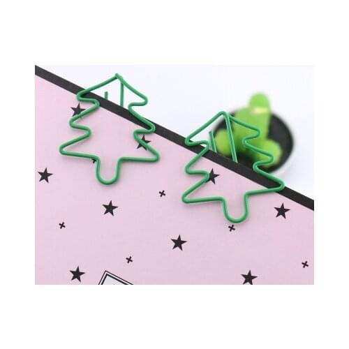 30 Clips/Pack Colorful Cute Paper Clips Decorative Metal Paper Clip Office File Paper Organizer