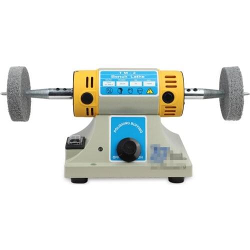 350W Polishing Machine For DIY Woodworking Jade Jewelry Dental Bench Lathe Machine Grinding Machine Sanding Tools