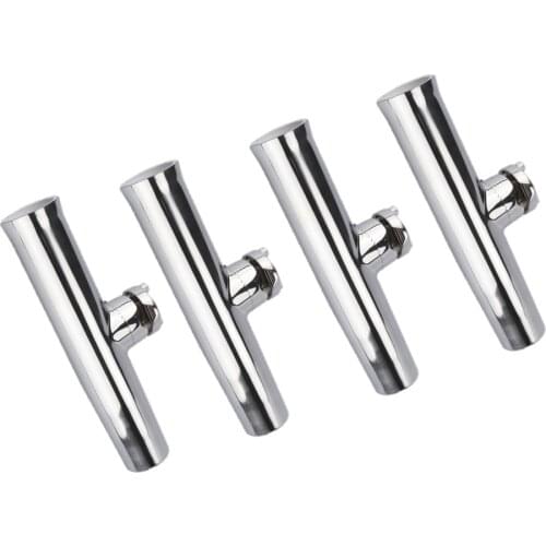 4 set of adjustable polished fishing rod holder stainless steel yacht fishing accessary