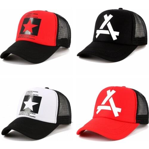 SHATANGJU New Summer Baseball Cap For Men Womens Snapback Adjustable Casual Polyester Hip Hop Mesh Trucker Sun Hat STG21003