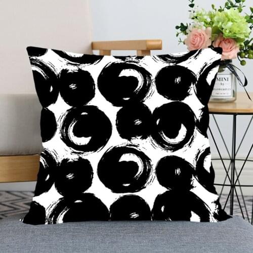 Handmade Patterns Art Pillowcase Wedding Decorative Pillow Cover Custom Printed Soft Satin Fabric Pillow Cases Not Fade