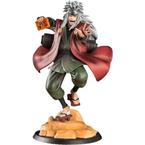19CM Shippuden Anime Figrue Jiraiya Gama Sennin Statue PVC Action Figures Model Collection Toy for Anime Lover Figurine Figma