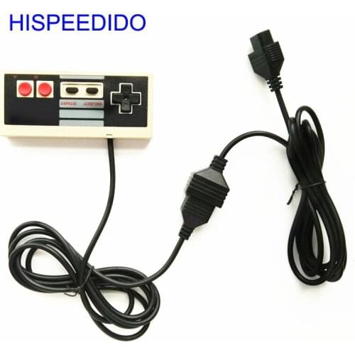 HISPEEDIDO 50 sets/lot NEW replacement for Nintendo NES Controller + extension cable for nes console