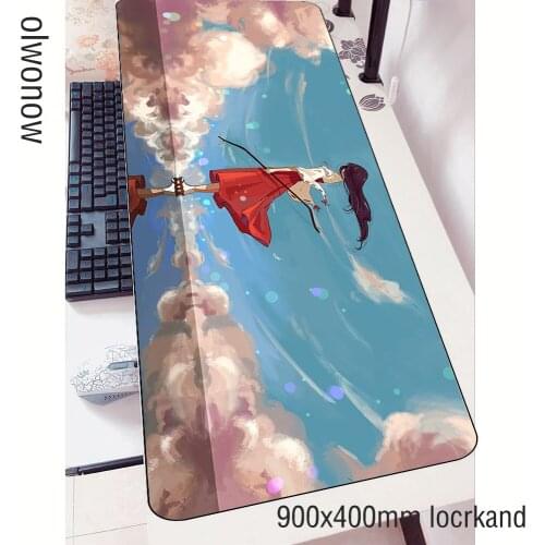 Inuyasha mouse pad gamer large 90x40cm notbook mouse mat gaming mousepad large HD print pad mouse PC desk padmouse mats