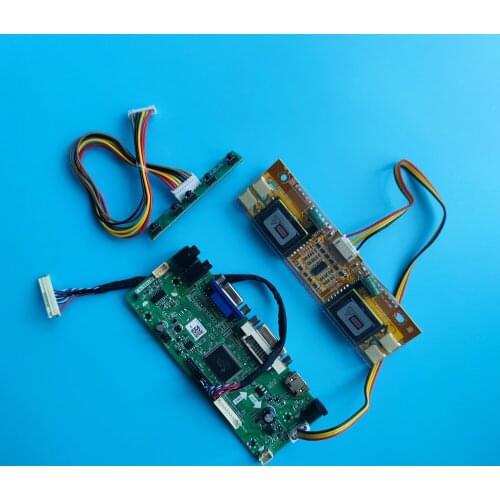 Kit for LTM170EU-L32/D01/L11/L21/L31 Controller board DVI VGA Monitor Screen 30pin Driver M.NT68676 17" LVDS 4 lamps 1280X1024