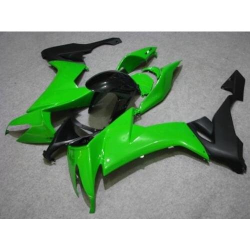 Newest green black Fairing kit for KAWASAKI Ninja ZX10R 08 09 ZX 10R 2008 2009 zx10r ABS Motorcycle Fairings set+gifts KN07