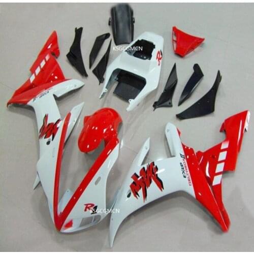Red /white Fairings For Yamaha YZF R1 02 03 YZF-R1 2002 2003 ABS Plastic Motorcycle Fairing Kits YZF1000