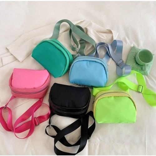 Small Crossbody bag 2021 Summer Nylon New High quality PU Leather Womens Designer Handbag Pearl strap Shoulder Messenger Bag