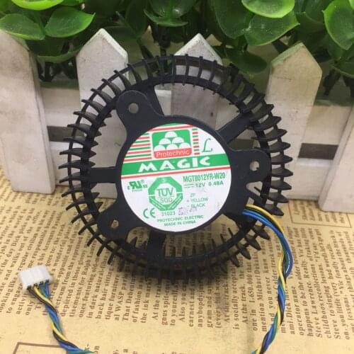 MGT8012YR-W20 DC 12v 0.48a GTX260 GTX275 GTX280 GTX285 cooling fan Wind Wheel Graphics Card Fan