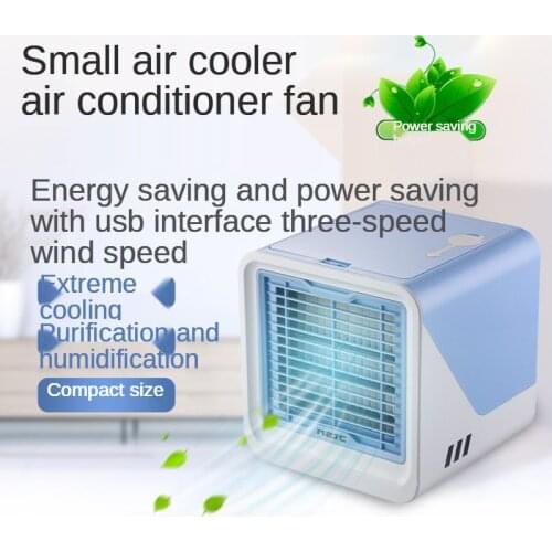 Mini air cooler home dormitory office air conditioning fan portable small desktop chiller USB fan