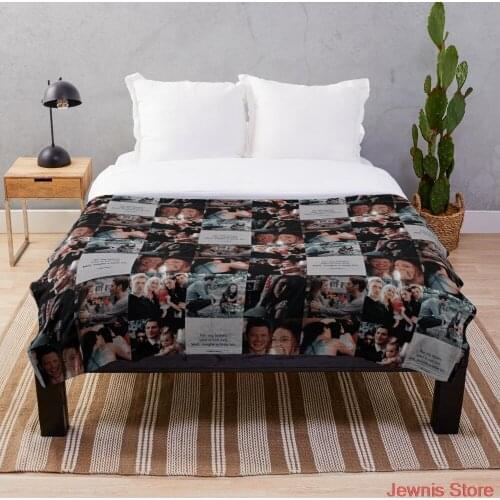 Hope Mikaelson Legacies Blanket Snowflake Wool Blanket Coral Fleece Bedspread Blankets Portable Blanket