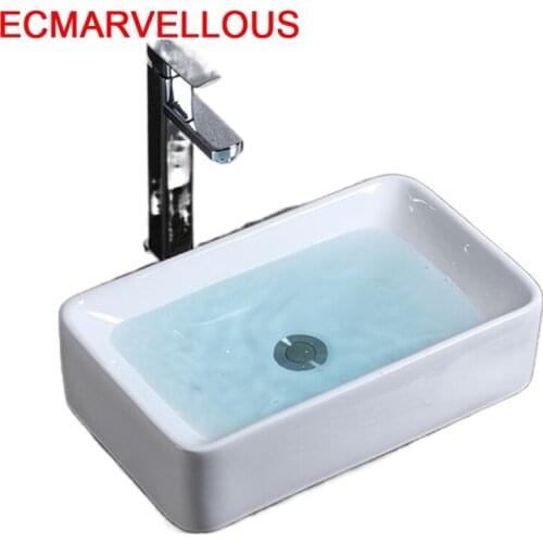 Para Pia Waschtisch De Mano Lavandino Bagno Sobre Encimera Fregadero Bassin Umywalka Basin Lavabo Cuba Banheiro Bathroom Sink