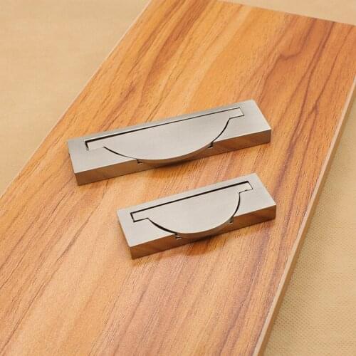 Modern minimalist cabinet door handle Wardrobe Drawer Handle Zinc Alloy Drawing Cabinet Door Handle