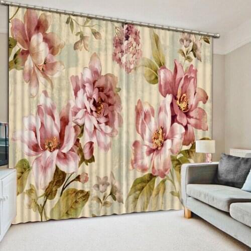 Modern Home Decoration Blackout 3D Curtain stereoscopic lifelike forest curtains