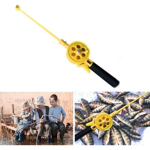 34cm Ice Fishing Rod Winter Portable Plastic Outdoor Sport Kids Children Fish Poles Beginner Fishing Tackle for Fishing Tools