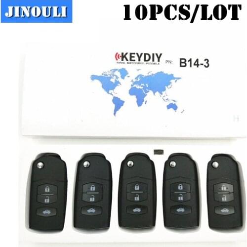 10PCS/LOT KEYDIY Universal 3 Buttons Remote Key for Mazda Model B14-3 B Series for KD900 KD900+ URG200 Key Programmer