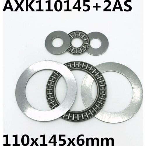 1pcs AXK110145+2AS Thrust Needle Roller Bearing 110x145x4 mm Thrust Bearing Brand New High quality