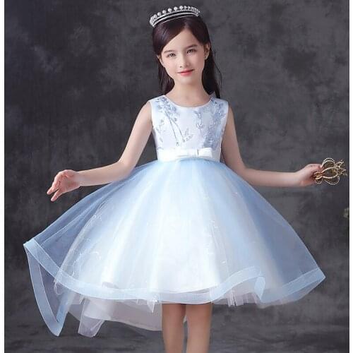 Girls Party Dresses 2021 Summer Kids Princess Elegant Evening Dress for teen girl costumes 4 6 8 10 11 12Years Children Clothing