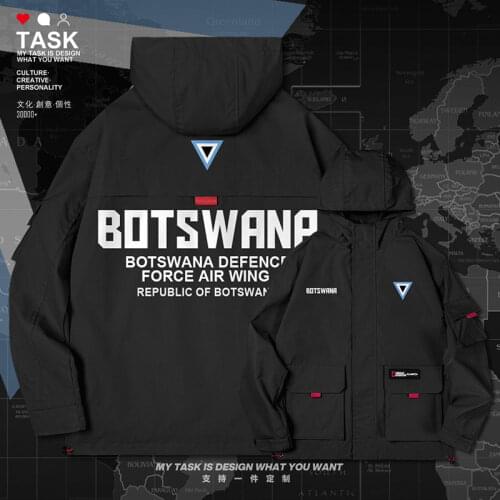 Botswana Batswana BWA men jacket hooded air force logo army fan windbreaker new long sleeve printed mens mens autumn clothes