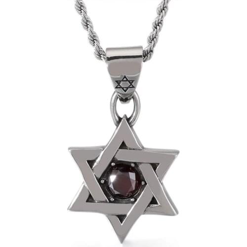 Titanium Steel Pendant Vintage Pendant Gothic Star Pendant