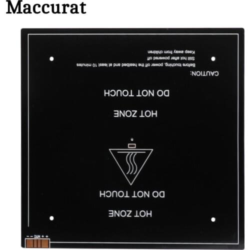 1PC 235*235*3.0mm 3D Printer Parts Black MK3 24V 220W Hotbed Latest Aluminum Heated Bed For Creality Ender-3/3S 3D Printer