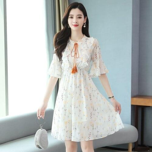 2021 Fashion Elegant Floral Chiffon Sexy Mini Dress Summer 3XL Plus Size Vintage Print Runway Dress Women Bodycon Party Vestidos