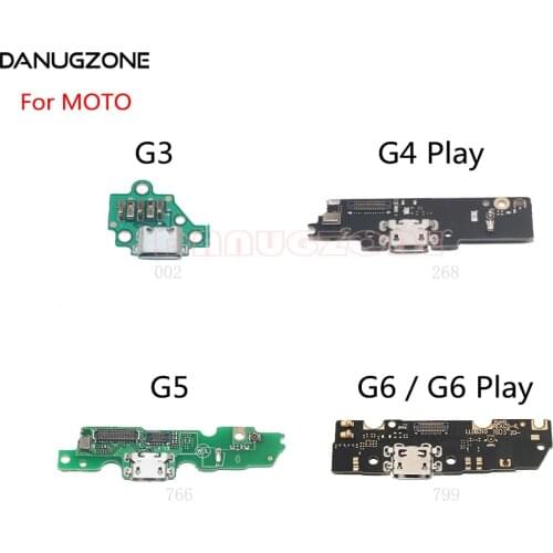 20PCS/Lot For Motorola MOTO G6 Play G3 G5 G4 USB Charging Dock Jack Plug Socket Port Connector Charge Board Flex Cable