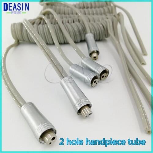 2018 Deasin Good quality 5 PC 2 hole handpiece tube spiral for dental high speed and low speed turbine
