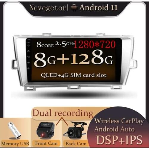 For Toyota Prius 3 XW30 2009 - 2015 Right Hand Driver Car Radio Multimedia Player Navigation Stereo No 2din 2 din DVD