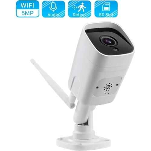OwlCat HD Outdoor Bullet IP Camera Wifi 2MP 5MP Mic Loudspeaker Two Way Audio Talk Memory Card CamHi APP Mobile Remote View