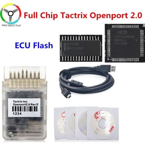 Best quality Black Gold Chip Tactrix Openport 2.0 With ECU FLASH Excellent Tactrix Auto Chip Tuning Tool Works for Multi Brand