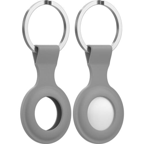 For Apple Airtags Locator Silicone Protective Sleeve For Apple Locator Tracker Anti-lost Device Keychain Protective Sleeve Hot