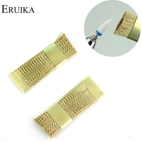 ERUIKA 1Pcs Nail Drill Cleaning Copper Wire Brush for Electric Manicure Drill Bit Clean Accessories Manicure Tools