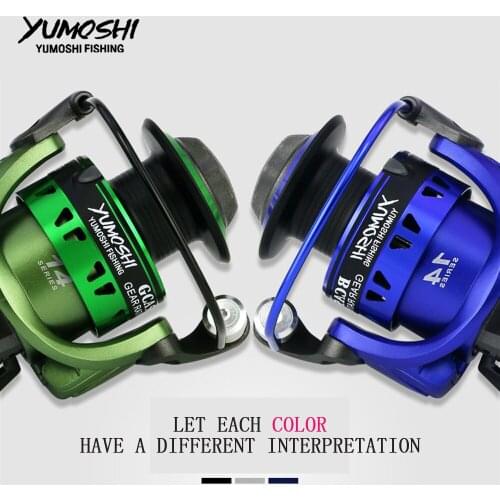 HOT New Wheels Spinning Reel 5.5:1 Series Fishing Reel Spinning Wheel Carretilha De Pesca Fishing Feeder Sea Lure Fishing Reels