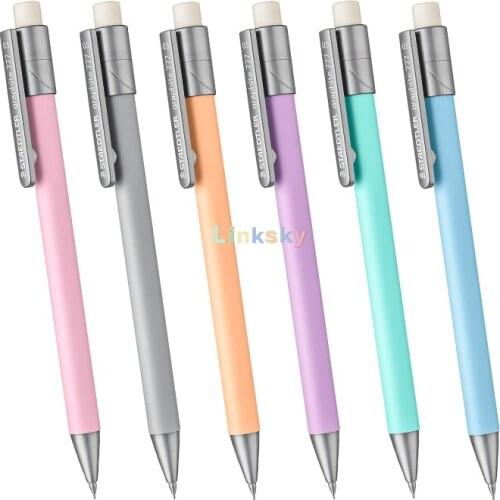 STAEDTLER 777, Mechanical Pencils In Soft Pastel Colours with Rubberised Barrel and Break-resistant Lead, Line width: 0.5 mm