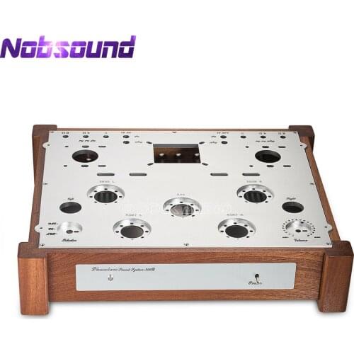 Nobsound Full Aluminum Chassis for 300B Tube Power Amplifier Metal Case Box Enclosure for Amp DIY