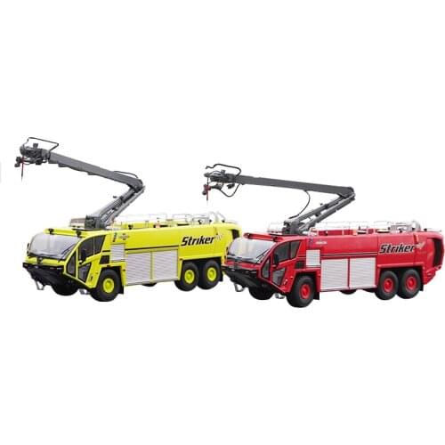 Original factory 1:50 Oshkosh Striker Diecast Fire fighting truck models metal fire engine truck model for gift