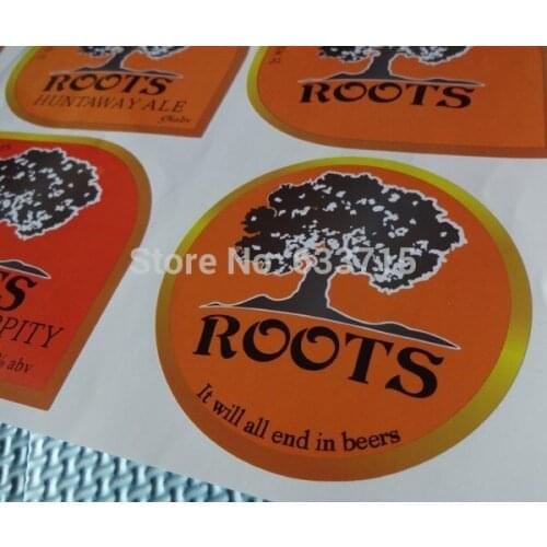 Customized the label self adhesive waterproof ! NO MOQ