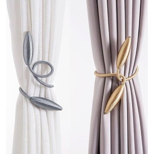 New Cool Curtain Decorative Tieback Plastic Window Drapery Drape Holdback Curtain Buckle Home Supplies Stylish Curtain Clips Hot