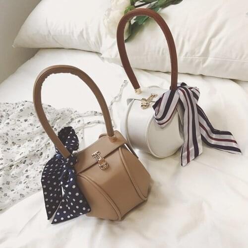 Summer New Personality Fashion Simple Scarf Handbags Lantern Bag Casual Bags Wild Mobile Phone Bag Messenger Bag Bolsa