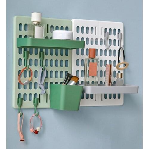 New Storage Rack Punch Free Good Load Capacity ABS Hole Board Wall Shelf for Home Organization Storage Rack Home Accessories