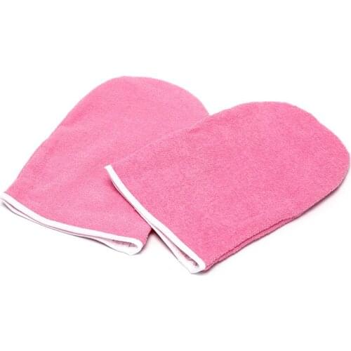 1pair Wax Protection Gloves Paraffin Wax Protection Hand Gloves For Warmer Wax Heater Professional Mini SPA Cotton Mittens